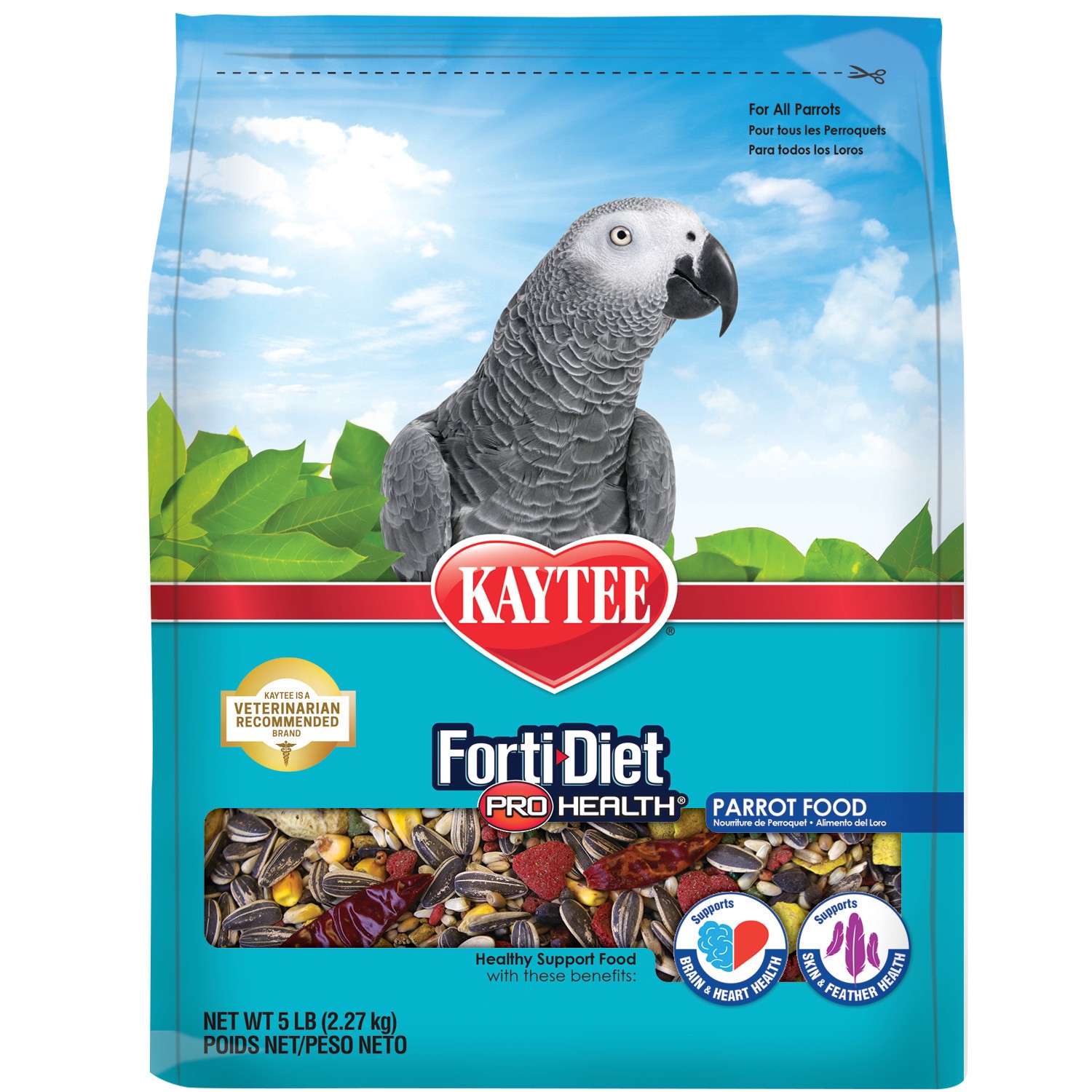 slide 1 of 8, Kaytee Forti-Diet Pro Health Feather Health Parrot Food 5lb, 1 ct