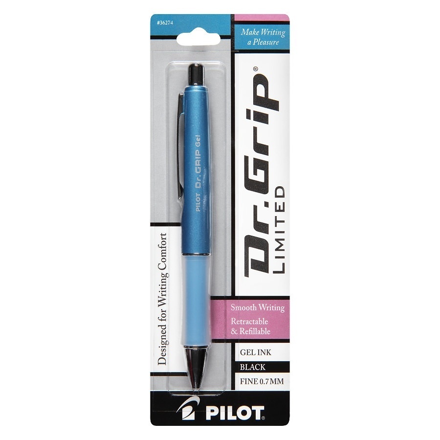 slide 1 of 1, Pilot Pen, Gel Ink, Rolling Ball, Retractable, Fine, Black, 1 ct