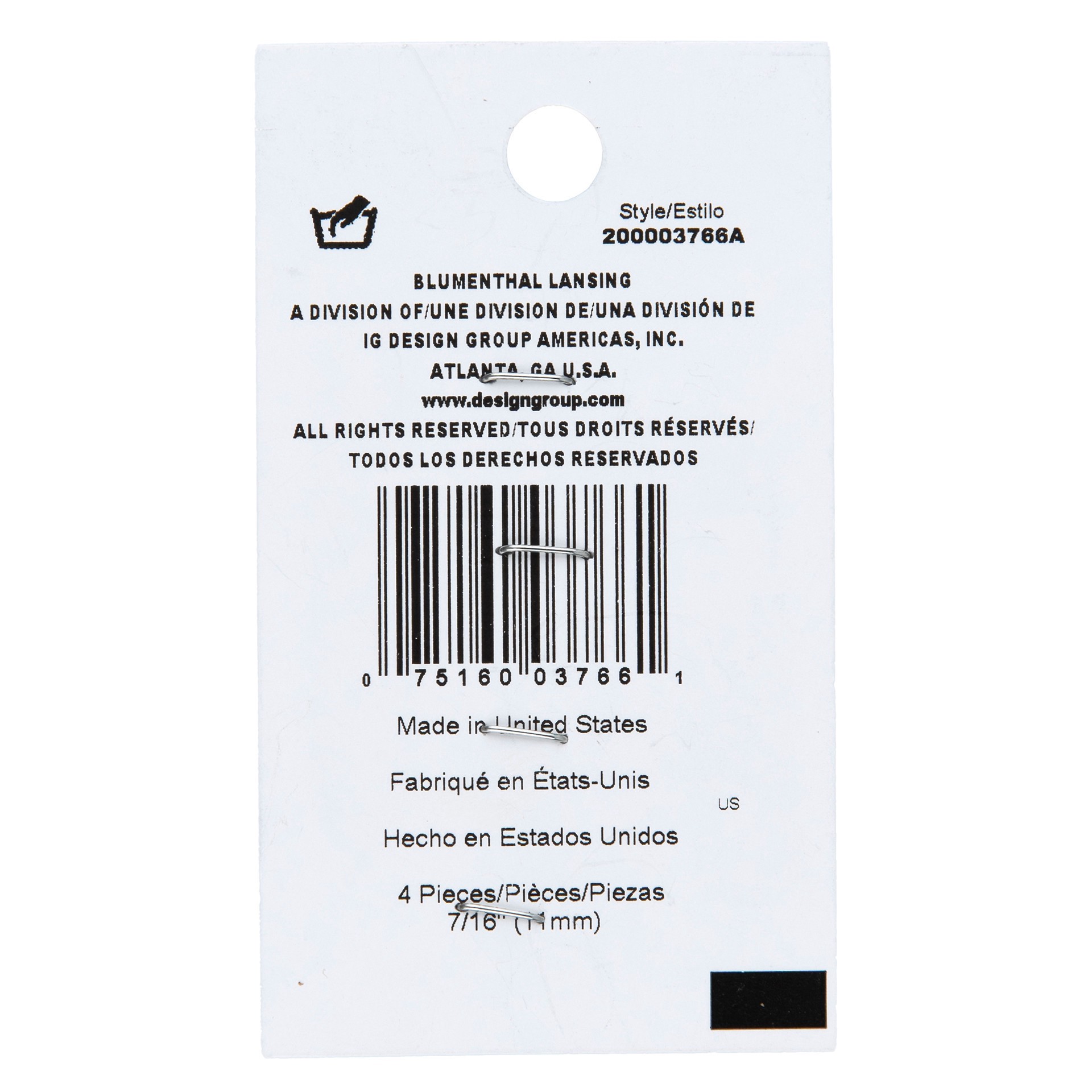 slide 2 of 3, Blumenthal Lansing Spectrum Cool 7/16" Light Blue Buttons, 4ct., 4 ct