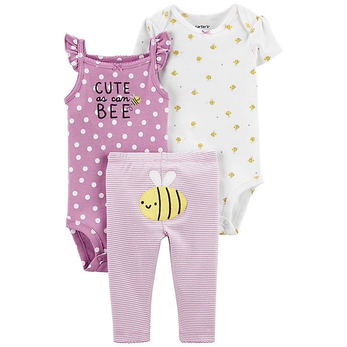 slide 1 of 1, Carter's Bee Little Character Set, 3 ct