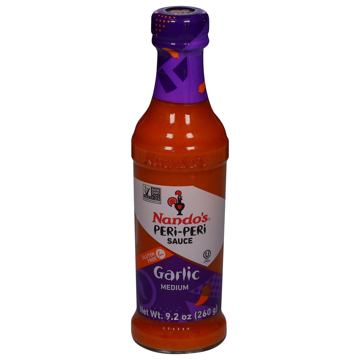 slide 1 of 9, Nando's Garlic Medium Peri-Peri Sauce 9.2 oz, 9.2 oz