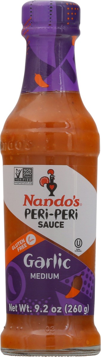 slide 7 of 9, Nando's Garlic Medium Peri-Peri Sauce 9.2 oz, 9.2 oz