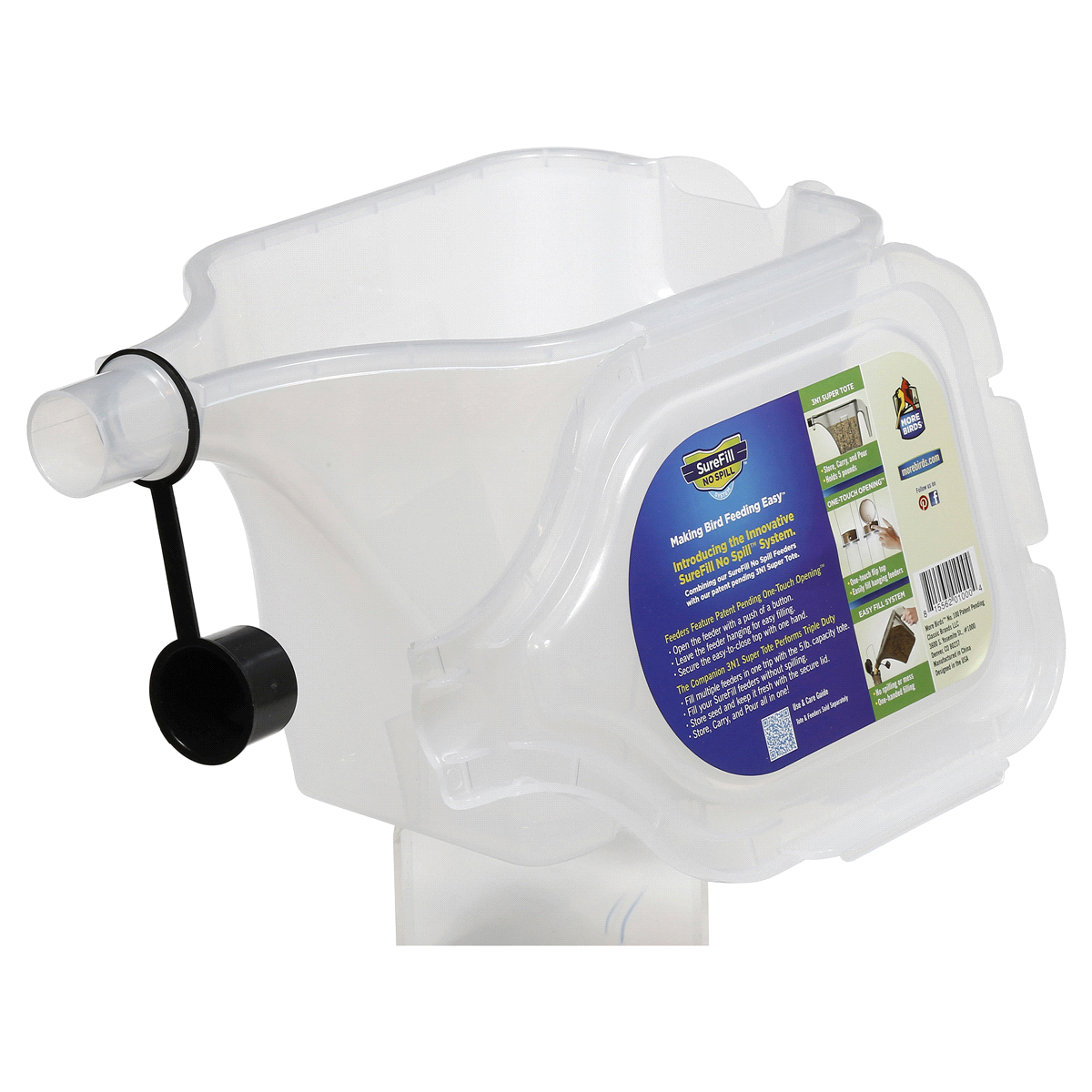 slide 6 of 13, Stokes Select Surefill No Spill Super Seed Tote, 1 ct