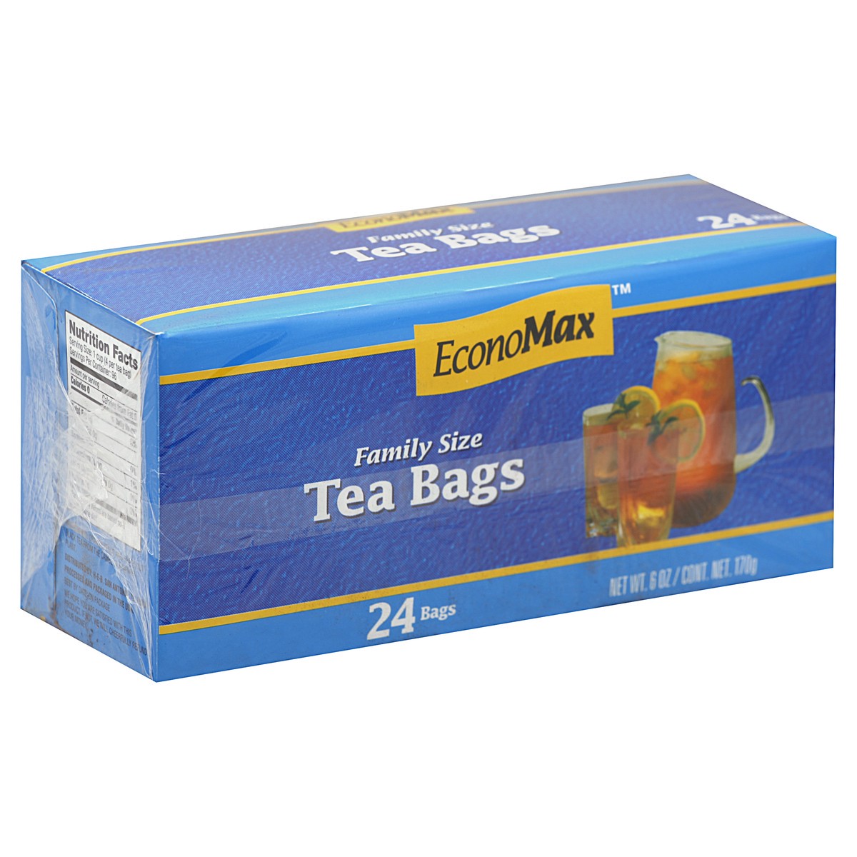 slide 6 of 6, EconoMax Family Size Tea Bags - 24 ct, 24 ct