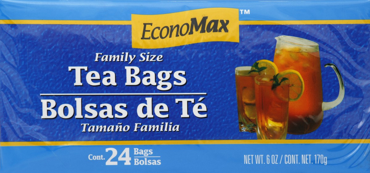 slide 2 of 6, EconoMax Family Size Tea Bags - 24 ct, 24 ct