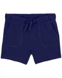 Carter's Baby Pull-On Cotton Shorts Navy 12M