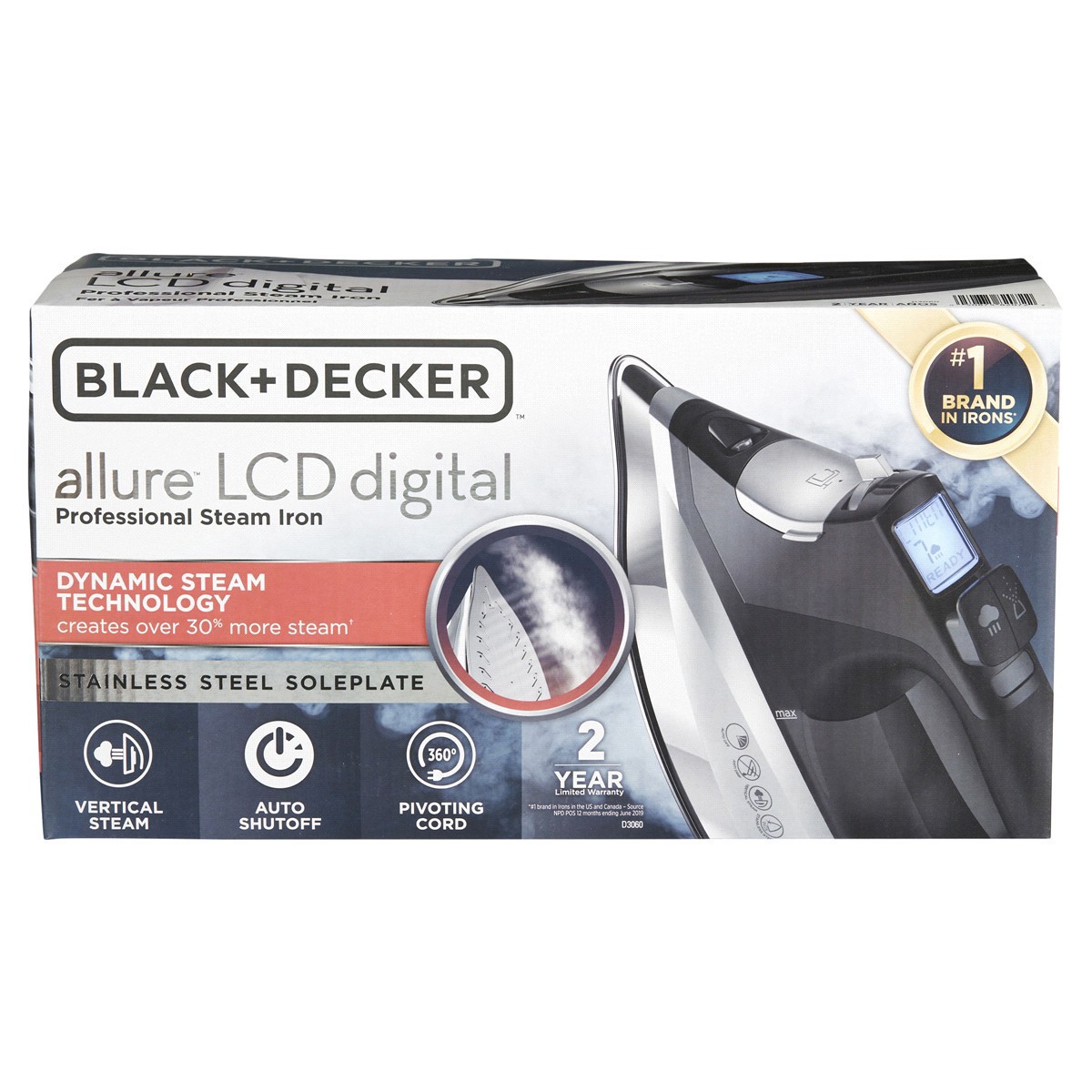 slide 1 of 29, BLACK+DECKER Black & Decker Professional Steam Iron, 1 ct