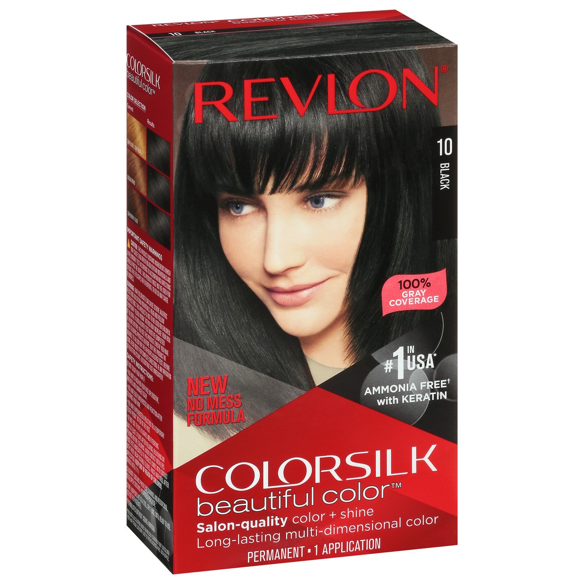 slide 2 of 9, Revlon Colorsilk Black, 1 ct