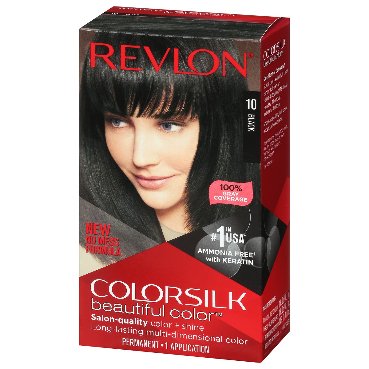 slide 3 of 9, Revlon Colorsilk Black, 1 ct