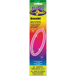 Unique Industries 8" Party Glow Bracelet, Pink