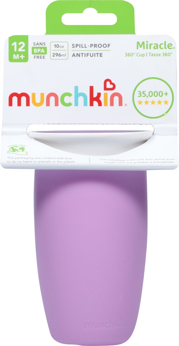 slide 9 of 9, Munchkin Miracle 12m+ 10 oz 360 Degree Cup 1 Each, 1 ct