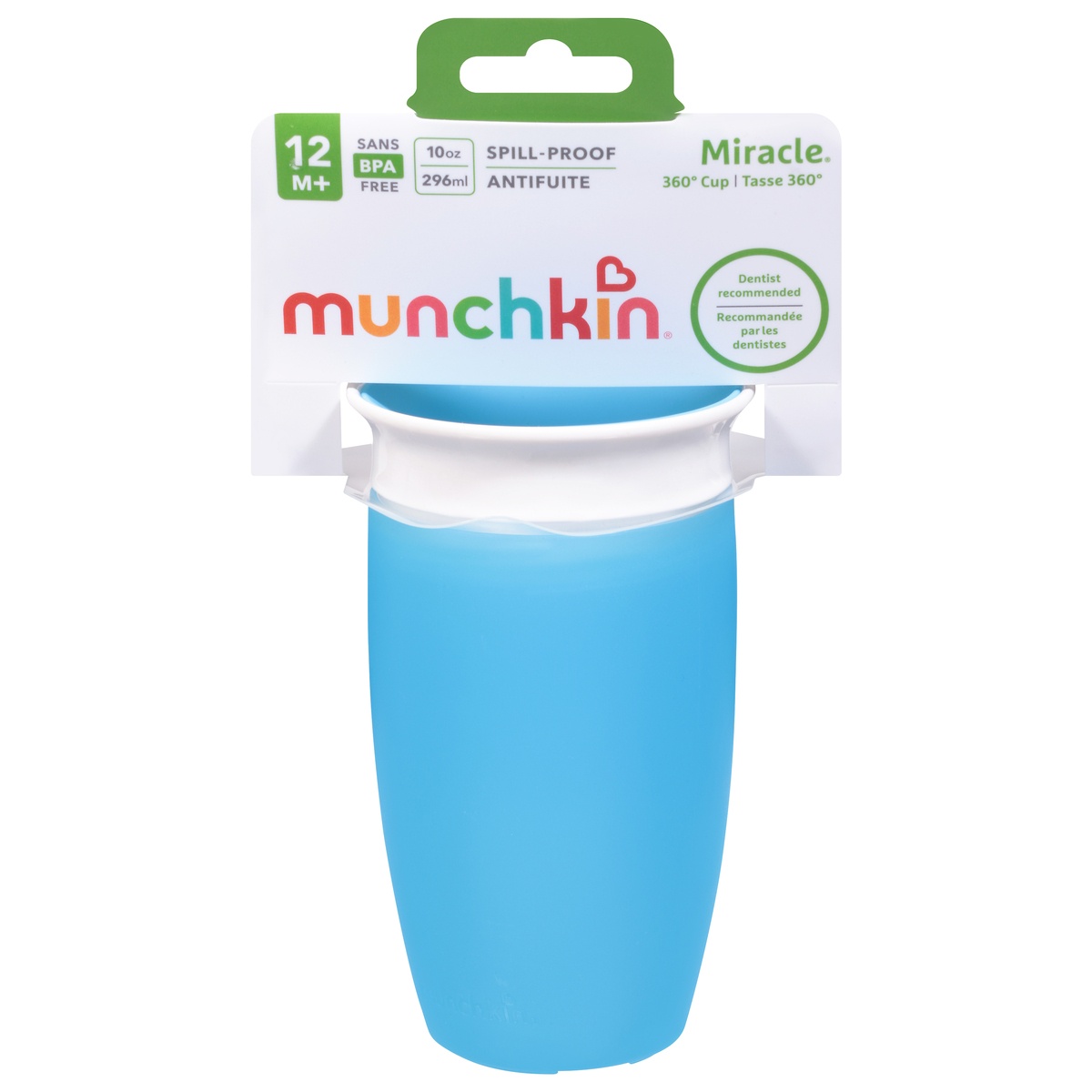 slide 1 of 8, Munchkin Miracle 360 Sippy Cup, 