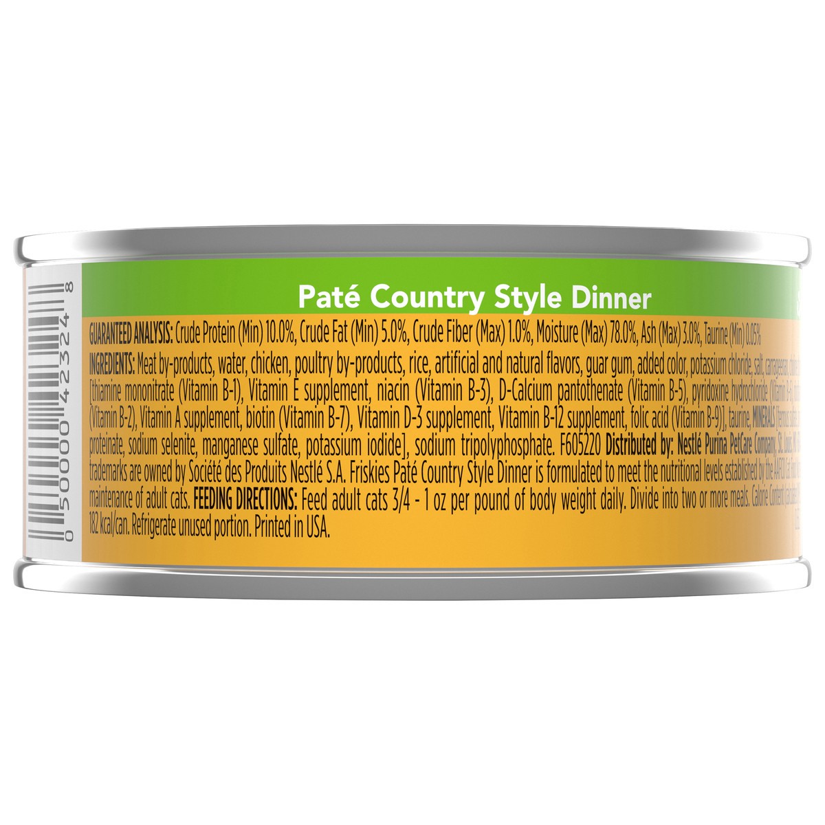 slide 3 of 7, Purina Friskies Pate Wet Cat Food, Country Style Dinner - 5.5 oz. Can, 5.5 oz