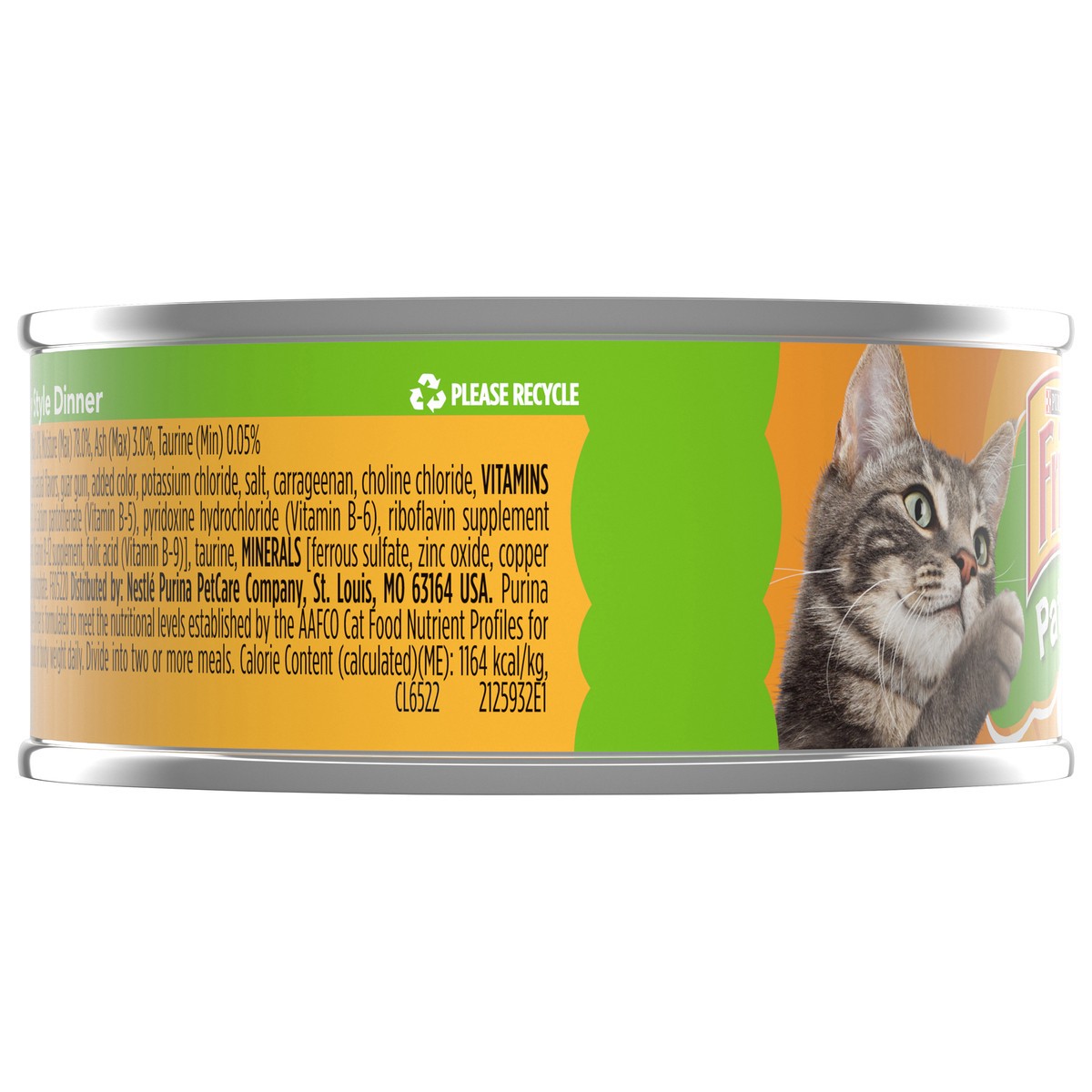 slide 6 of 7, Purina Friskies Pate Wet Cat Food, Country Style Dinner - 5.5 oz. Can, 5.5 oz