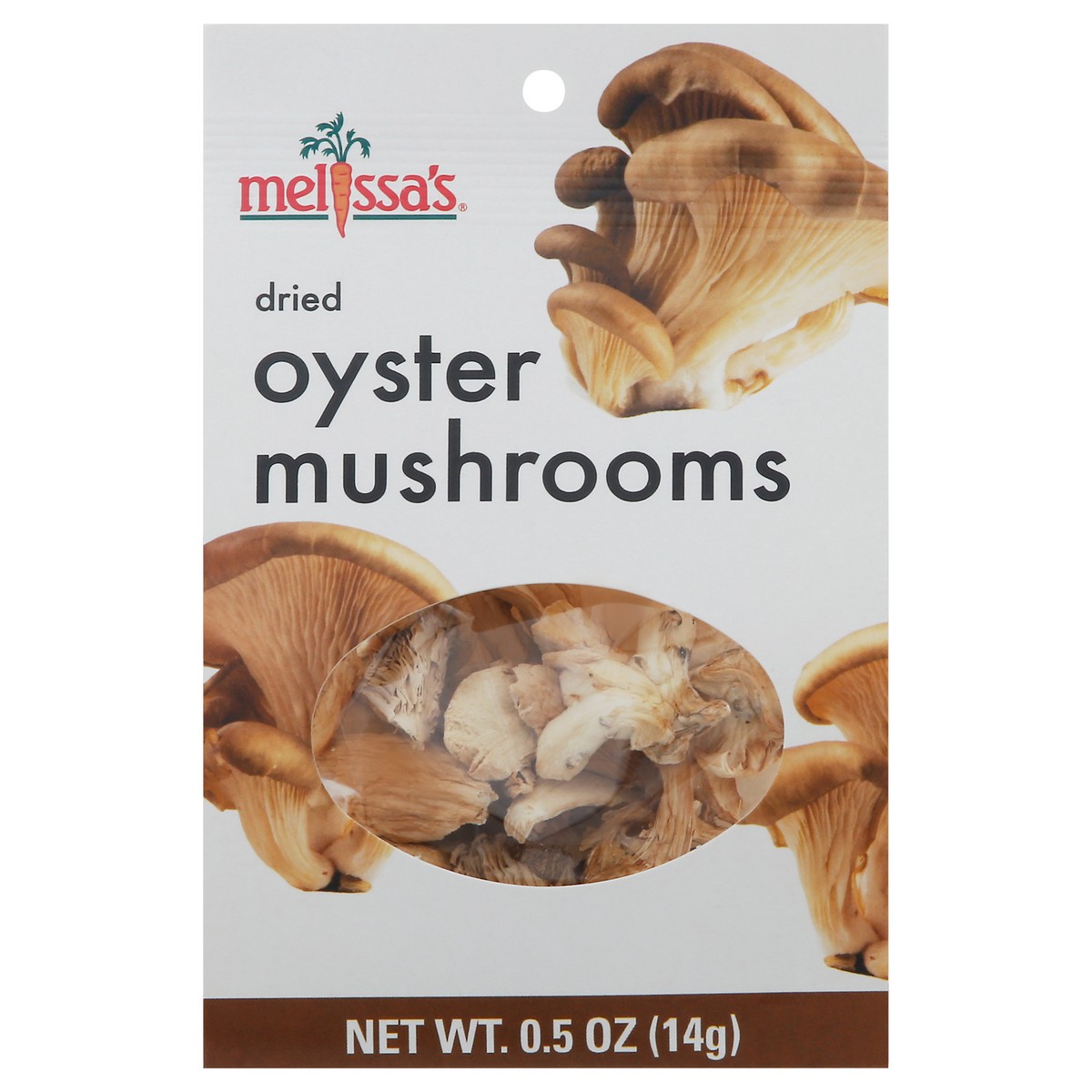 slide 1 of 2, Melissa's Dried Oyster Mushrooms, 0.5 oz