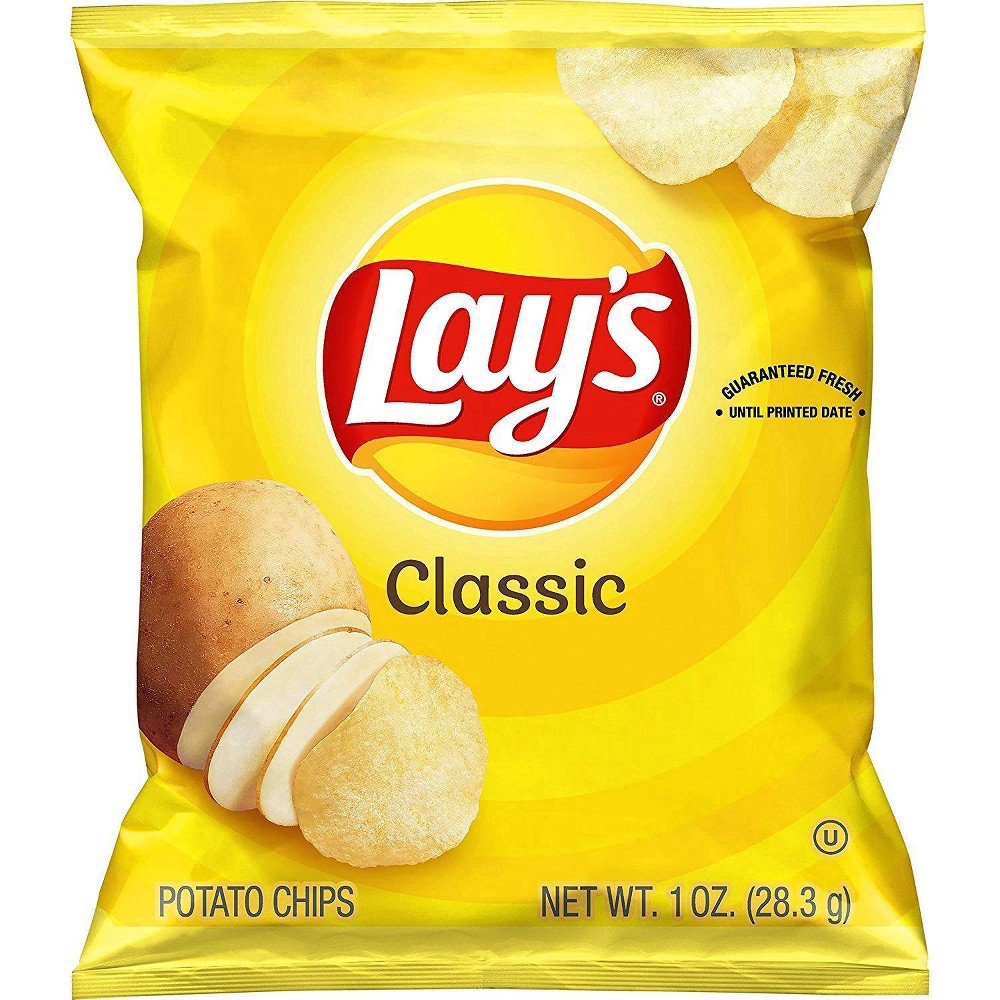 slide 3 of 7, Lay's Classic Potato Chips - 10ct, 10 ct; 1 oz