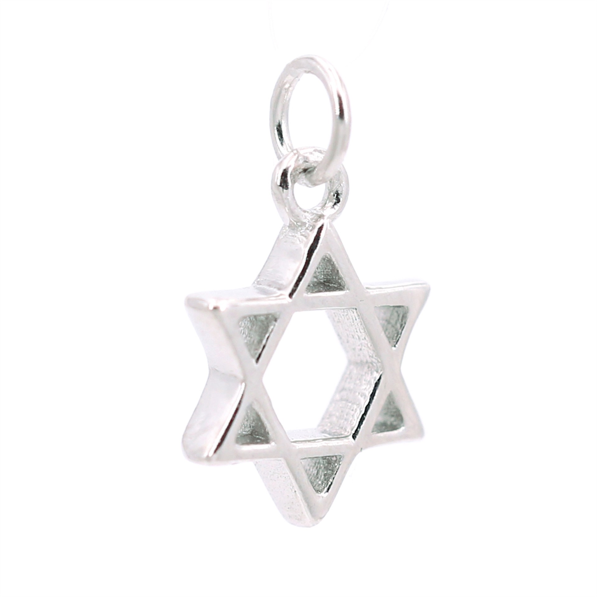 slide 3 of 7, Sterling Silver Star Of David Icon Charm By Bead Landing, 0.42 in x 0.29 in x 0.07 in