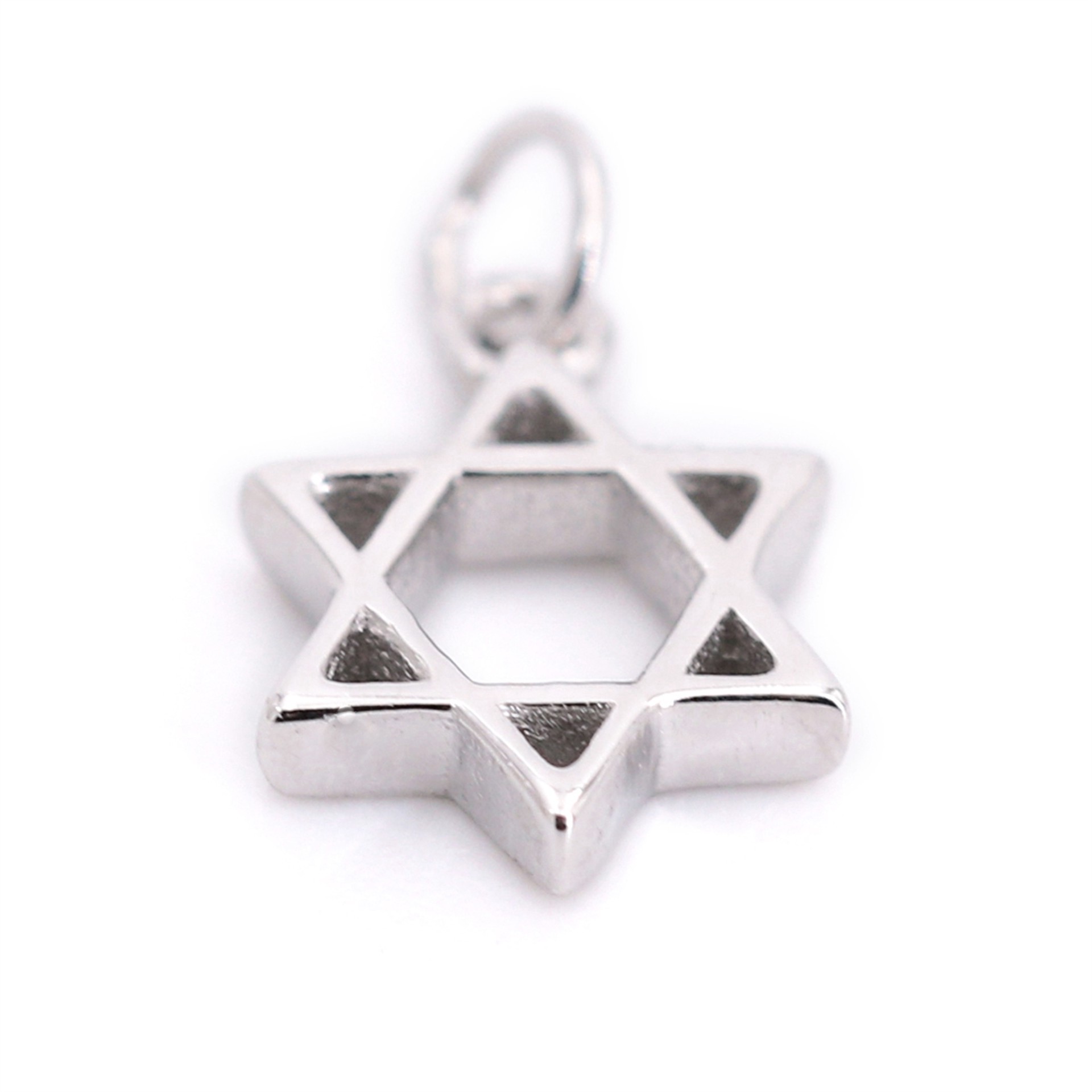 slide 6 of 7, Sterling Silver Star Of David Icon Charm By Bead Landing, 0.42 in x 0.29 in x 0.07 in