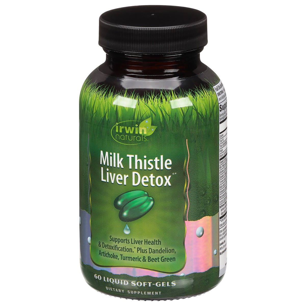 slide 5 of 9, Irwin Naturals Milk Thistle Liver Detox, 60 ct