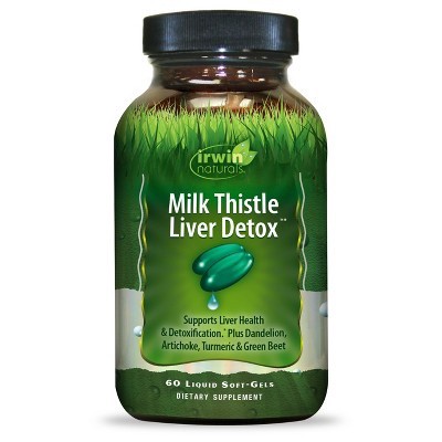 slide 1 of 9, Irwin Naturals Milk Thistle Liver Detox, 60 ct