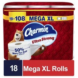 Charmin Ultra Strong Toilet Paper - 18 Mega XL Rolls