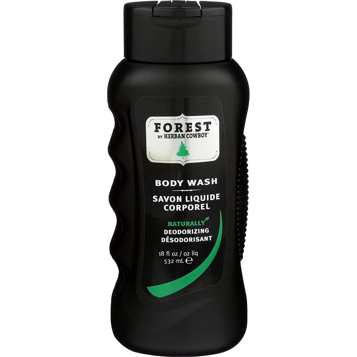 slide 1 of 1, Herban Cowboy Forest Body Wash, 18 oz