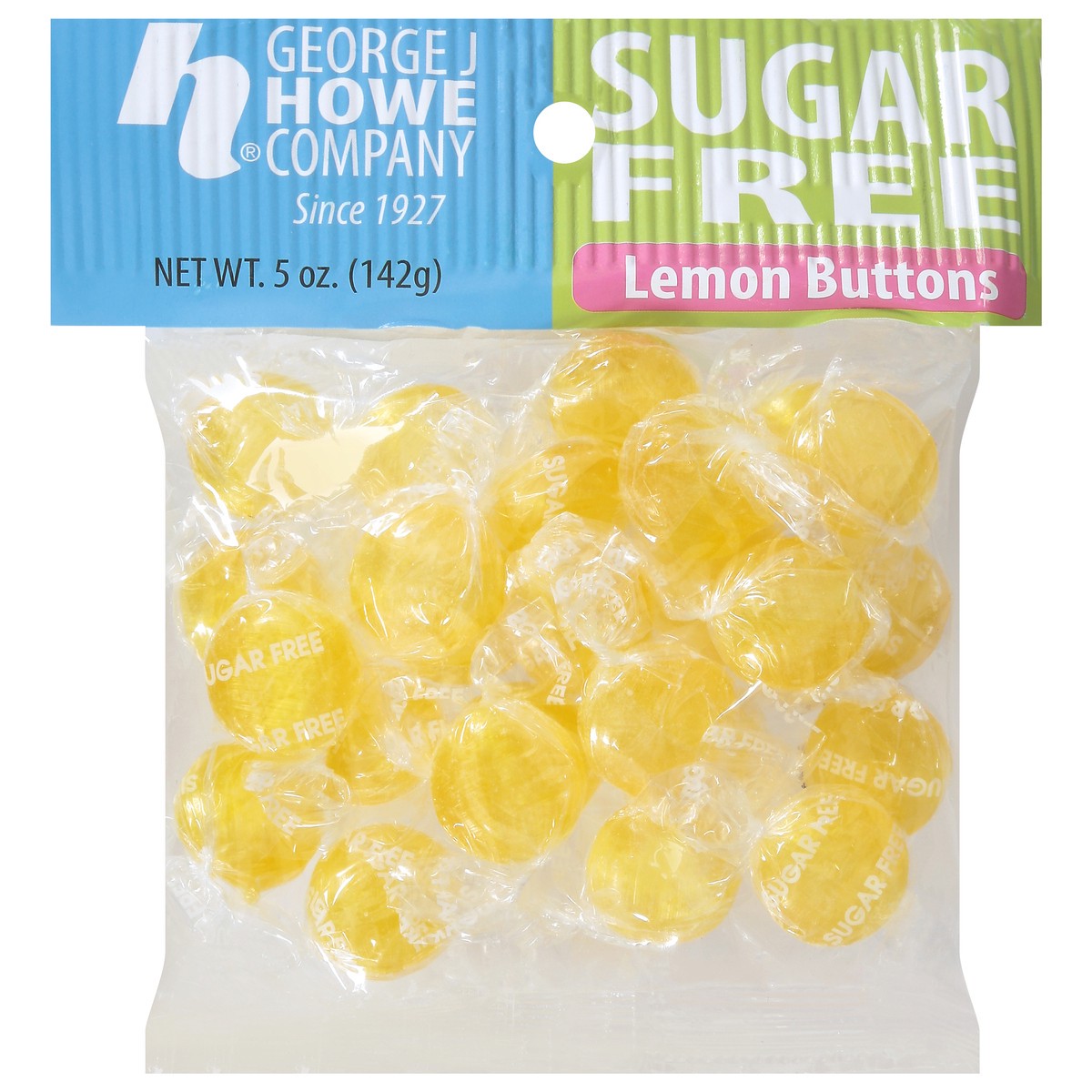 slide 1 of 1, Howe Sugar Free Lemon Buttons - 5 oz, 5 oz