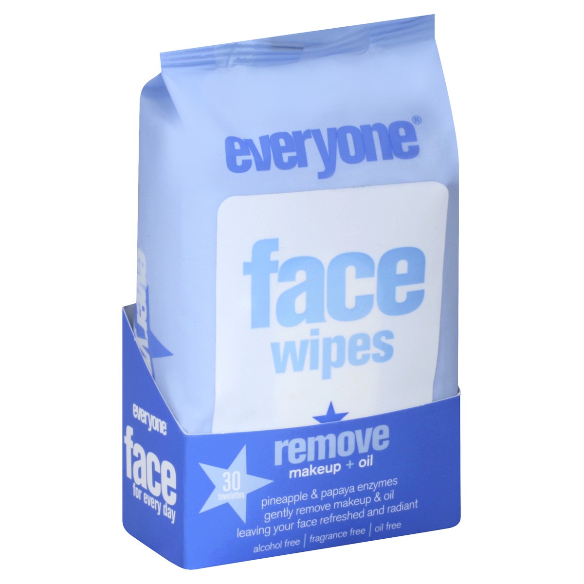 slide 2 of 5, Everyone Face Wipes 30 ea, 30 ct