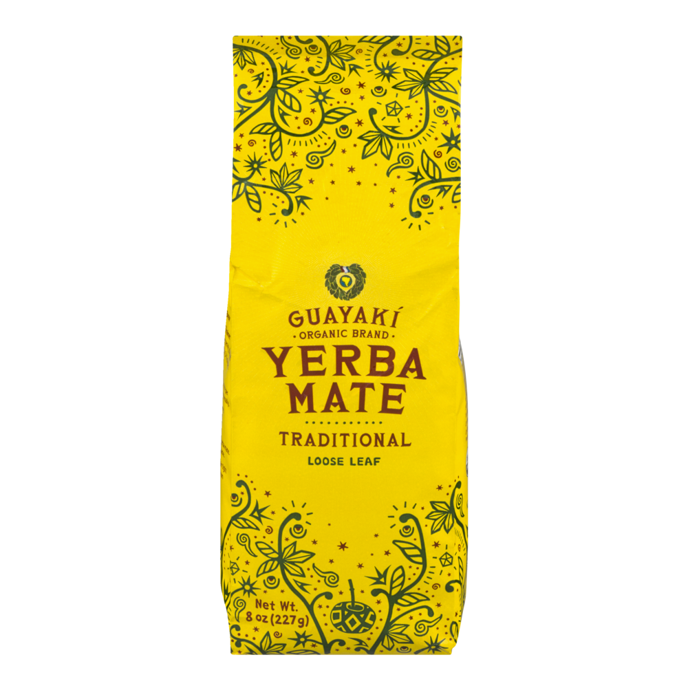 slide 1 of 1, Guayaki Yerba Mate Traditional Loose Tea, 8 oz