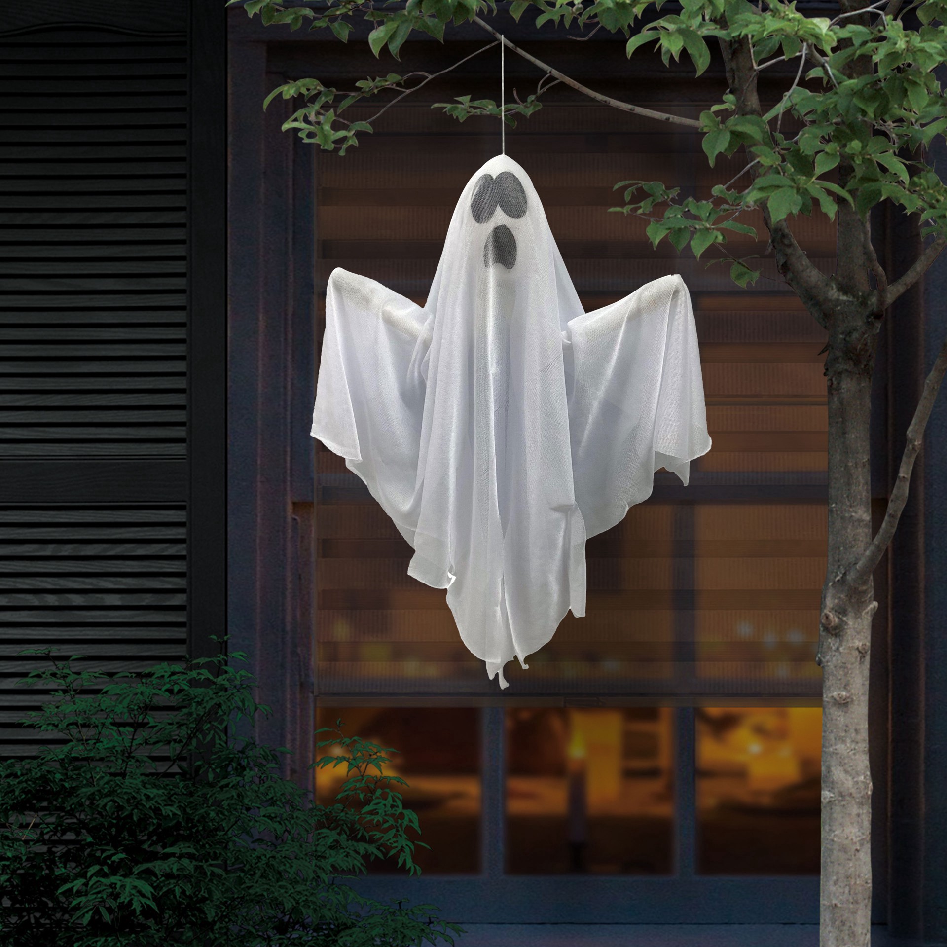 slide 2 of 3, 20" Sad Hanging Ghost By Ashland, 20 in