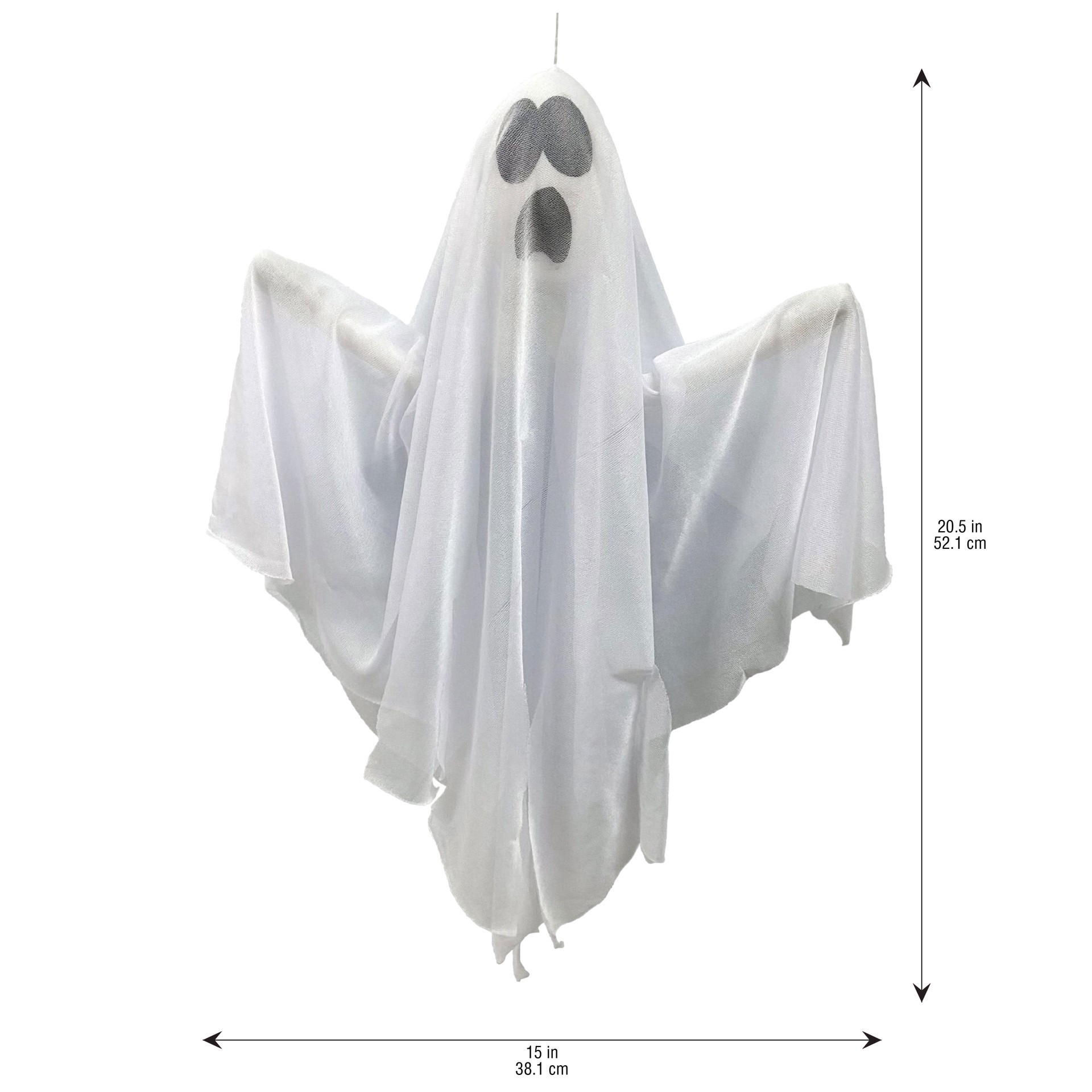 slide 3 of 3, 20" Sad Hanging Ghost By Ashland, 20 in
