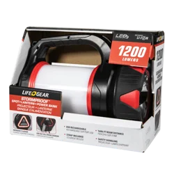 Life Gear USB Rechargeable Spotlight