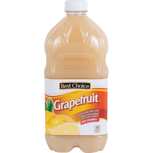 sugar white grapefruit juice nutrition
