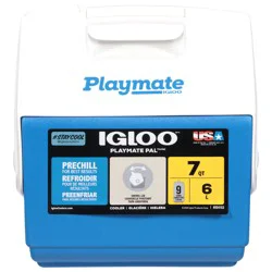 Igloo Playmate Pal Cooler Blue & White 7 Quart