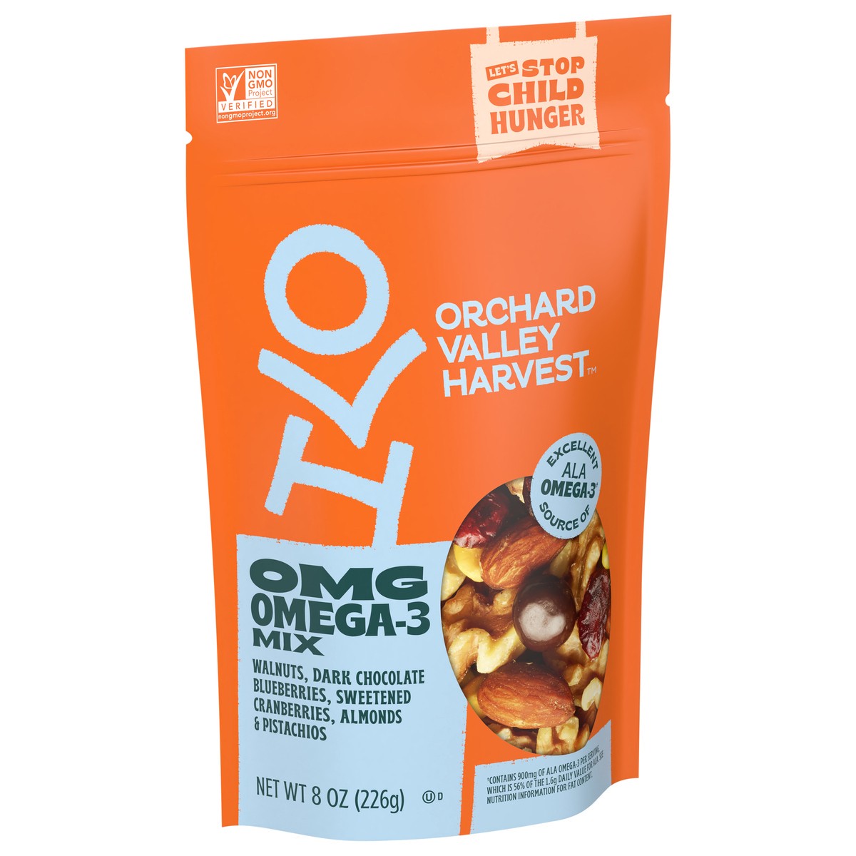 slide 9 of 13, Orchard Valley Harvest OMG Omega - 3 Mix 8oz SUB, 8 oz