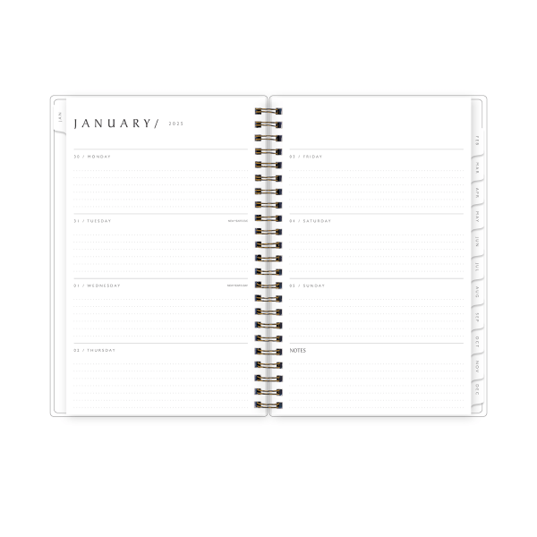 slide 8 of 9, 2025 Blue Sky Weekly/Monthly Planning Calendar, 5"" X 8"", 50% Recycled, Remi, January To December, 148786, 1 ct