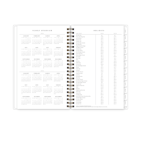 slide 9 of 9, 2025 Blue Sky Weekly/Monthly Planning Calendar, 5"" X 8"", 50% Recycled, Remi, January To December, 148786, 1 ct