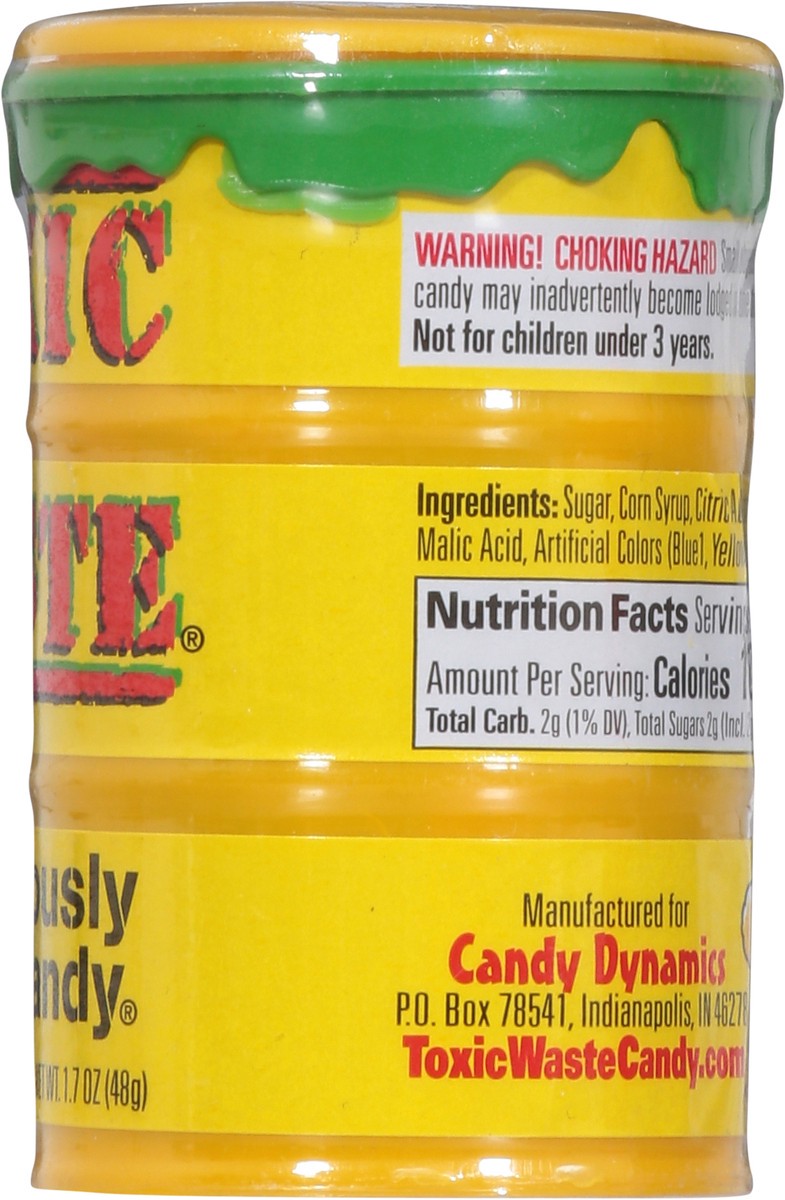 slide 5 of 9, Toxic Waste Hazardously Sour Candy, 1.7 oz