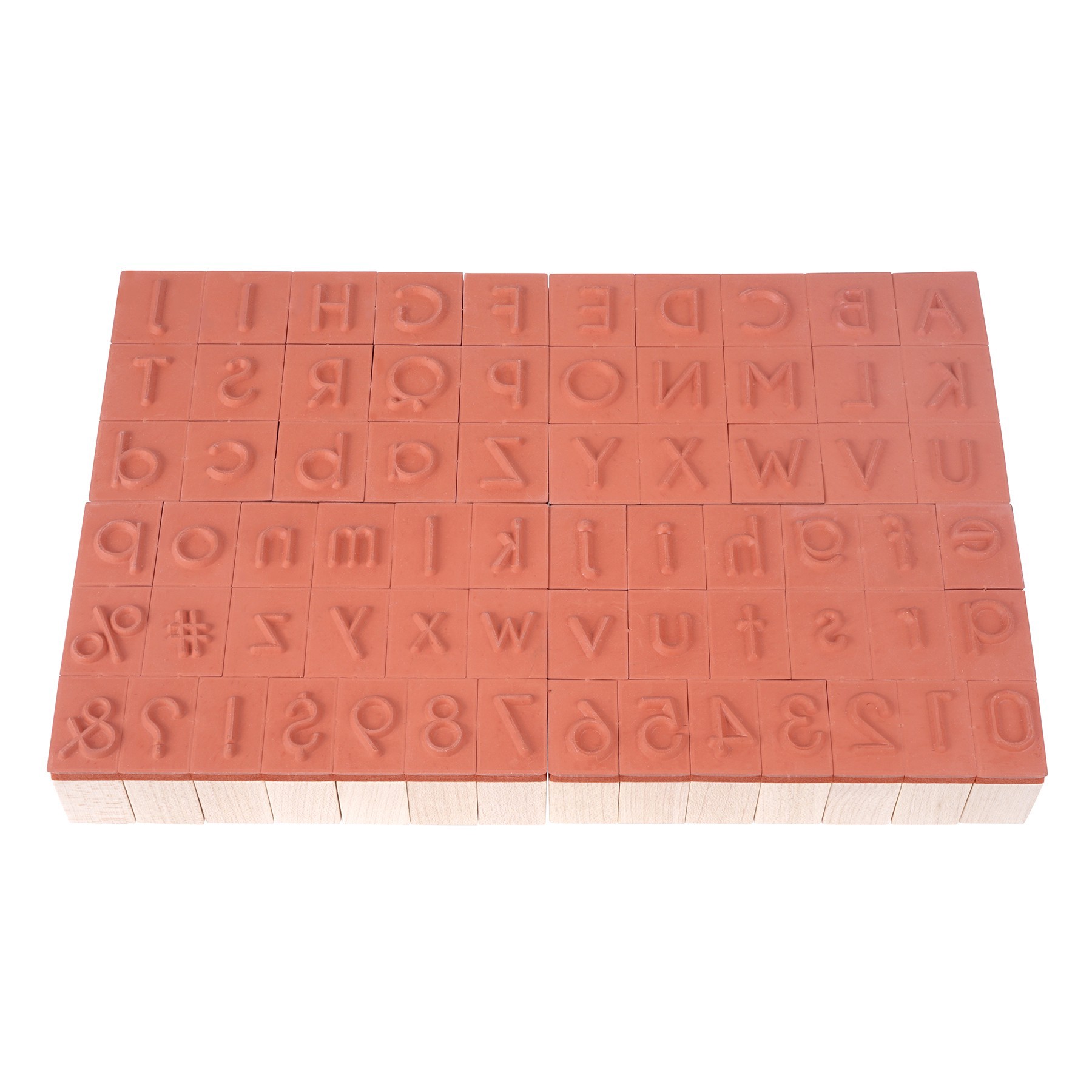 slide 6 of 6, Modern Alphabet Wood Stamps By Recollections, 0.97 in x 0.9 in x 1 in