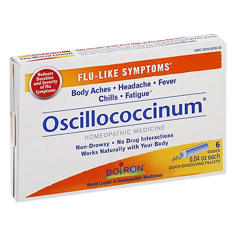 slide 1 of 1, Boiron Oscillococcinum Quick-Dissolving Pellets, 6 ct