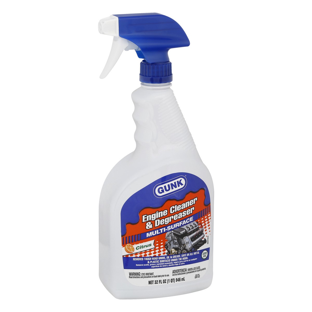 slide 3 of 9, GUNK Multi-Surface Citrus Engine Cleaner & Degeaser 32 oz, 32 oz