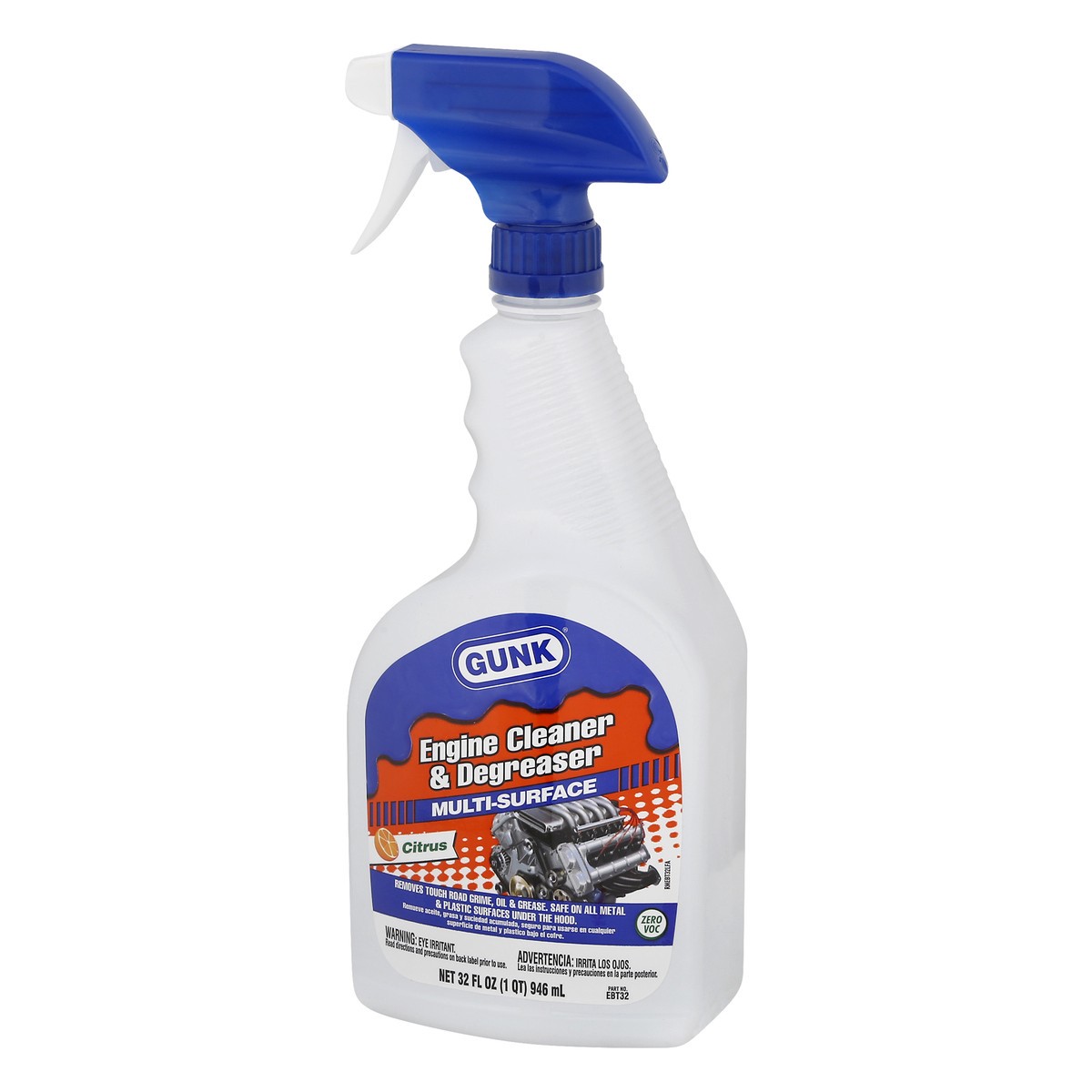 slide 8 of 9, GUNK Multi-Surface Citrus Engine Cleaner & Degeaser 32 oz, 32 oz