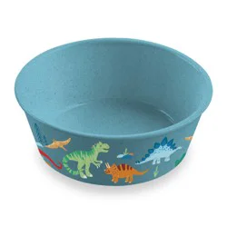 Tarhong Round Wheat Dinosaur Bowl - Blue