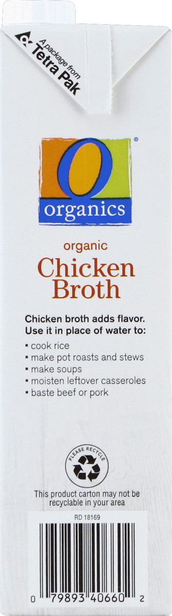 slide 3 of 4, O Organics Free Range Chicken Broth, 32 oz