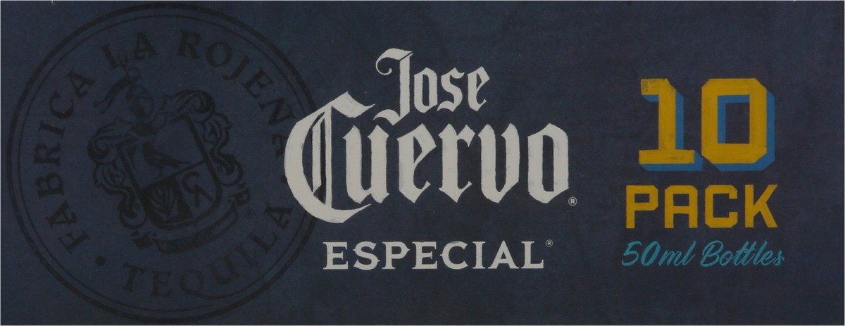 slide 3 of 9, Jose Cuervo Especial Sliver Tequila 10- 50 ml Bottles, 10 ct