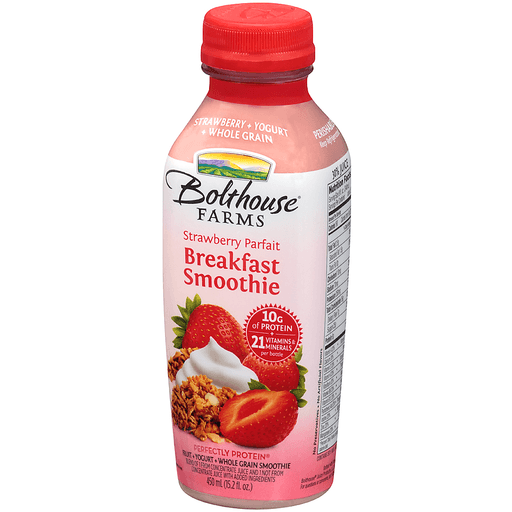 slide 3 of 7, Bolthouse Farms Strawberry Parfait Breakfast Smoothie, 15.2 oz