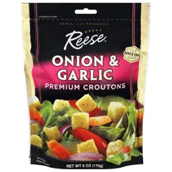 Reese Premium Onion & Garlic Croutons 6 oz