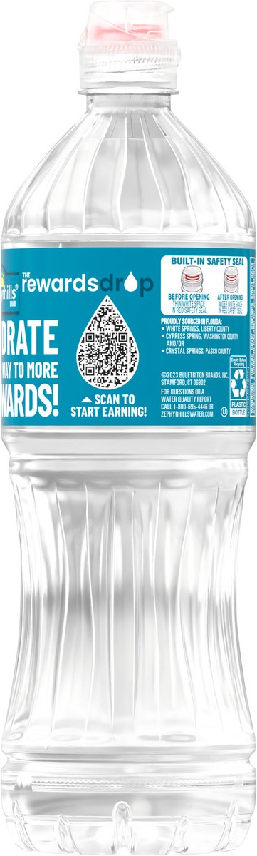 slide 5 of 5, ZEPHYRHILLS Brand 100% Natural Spring Water, 23.7-ounce plastic bottle, 23.7 oz