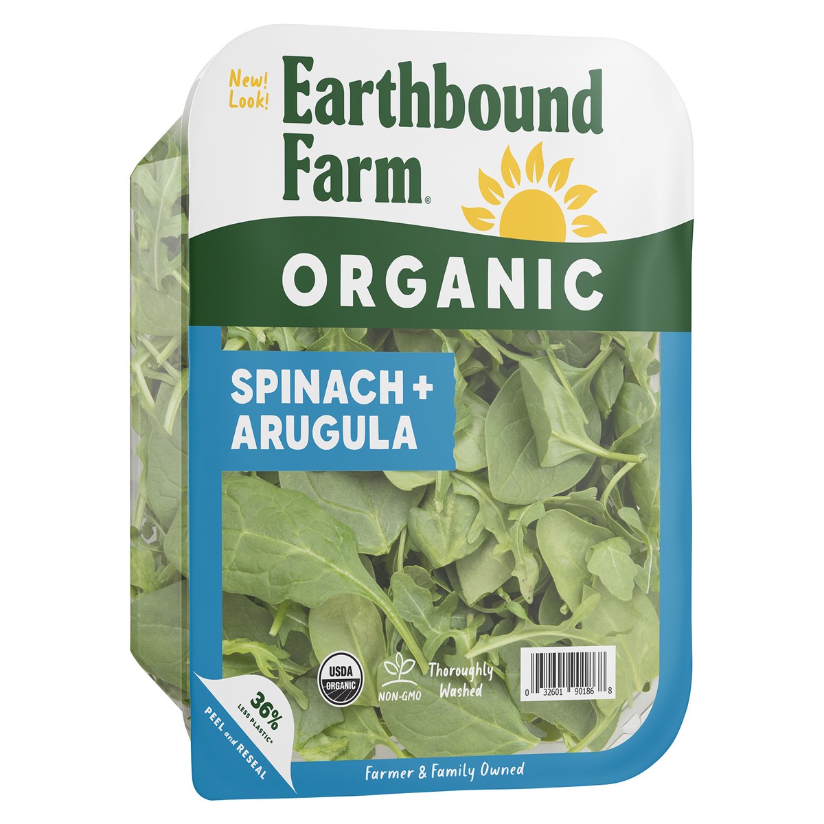 slide 1 of 1, Earthbound Farm Spinach + Arugula, 5 oz