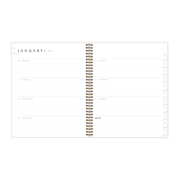 slide 8 of 9, 2025 Blue Sky Weekly/Monthly Planning Calendar, 8-1/2"" X 11"", 50% Recycled, Remi, January To December, 148785, 1 ct